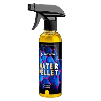 Спрей атрактор за фидер Mikado Baitnow Water Pellet, 250 мл, Corn