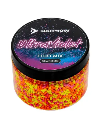 Ароматна добавка за фидер и метод фидер Mikado Baitnow Fluo Mix, 150 мл, Ultra Violet