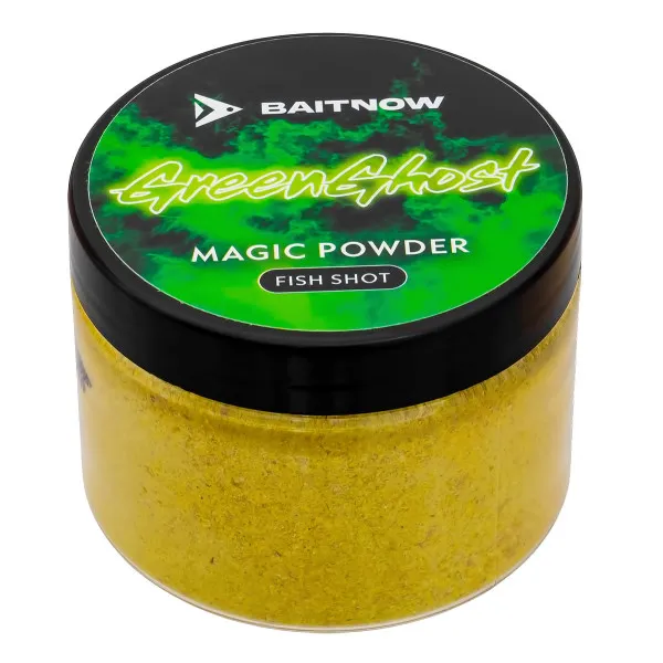 Сух аромат за фидер и метод фидер Mikado Baitnow Magic Powder, 150 мл, Green Ghost — снимка 1