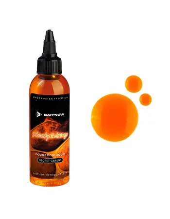 Пушещ атрактант за метод фидер Mikado Baitnow Double Dose Liquid, 100 мл, Freaky Shrimp