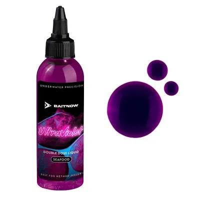 Пушещ атрактант за метод фидер Mikado Baitnow Double Dose Liquid, 100 мл, Ultra Violet