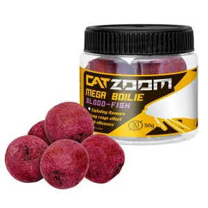 Протеинови топчета за сом Cat Zoom Mega Boilie Blood-Fish, 30 мм Протеинови топчета за сом Cat Zoom Mega Boilie Blood-Fish, 30 мм