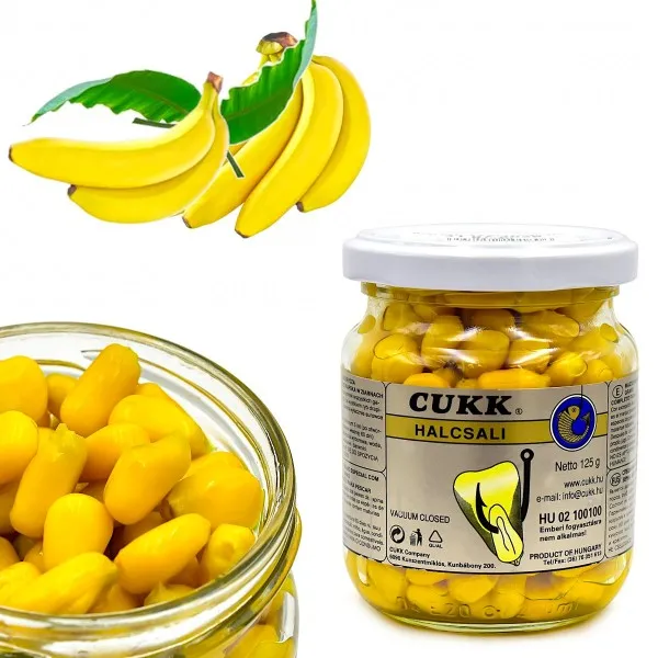 Царевица за риболов Cukk, аромат Банан — снимка 1