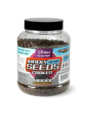 Варен коноп Madix Seeds Cooked, 1 кг, Hemp
