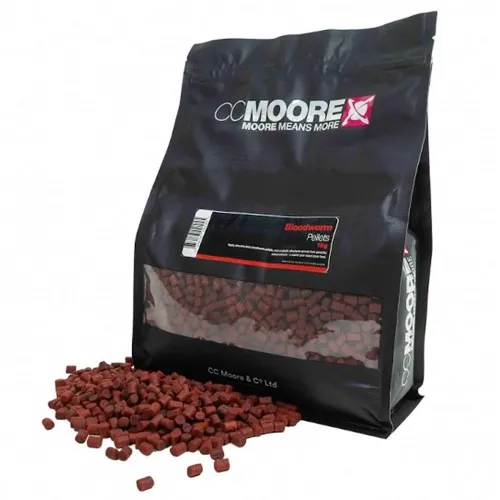 Пелети за шаран CC Moore Pellets - Bloodworm, 3 мм, 1 кг