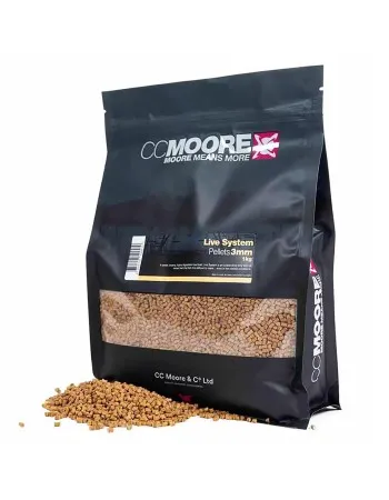 Пелети за шаран CC Moore Live System 3 мм, 1 кг