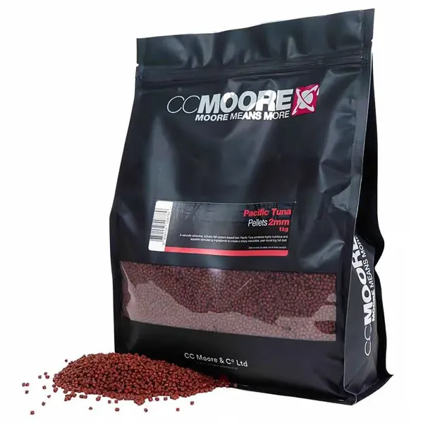 Пелети за шаран CC Moore Pacific Tuna 6 мм, 1 кг — снимка 1