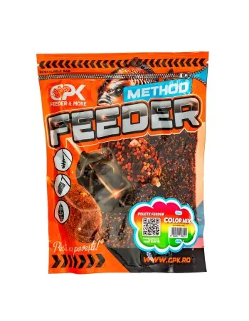 Микропелети за фидер CPK Method Feeder Pellets, 2 мм, 800 г, Color Mix