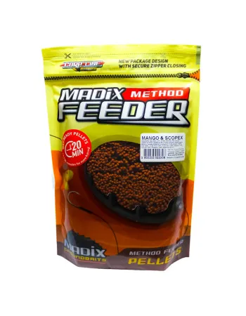 Овлажнени микропелети Madix Wet Ready Method Feeder Pellets, 500 г, Mango & Scopex
