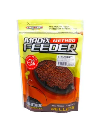 Овлажнени микропелети Madix Wet Ready Method Feeder Pellets, 500 г, Strawberry