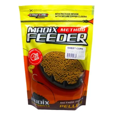 Овлажнени микропелети Madix Wet Ready Method Feeder Pellets, 500 г, Sweet Corn