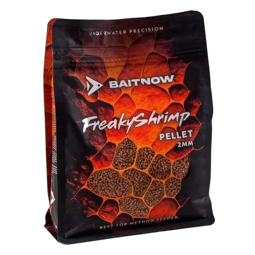 Метод фидер пелети Mikado Freaky Shrimp 2 мм, 800 г