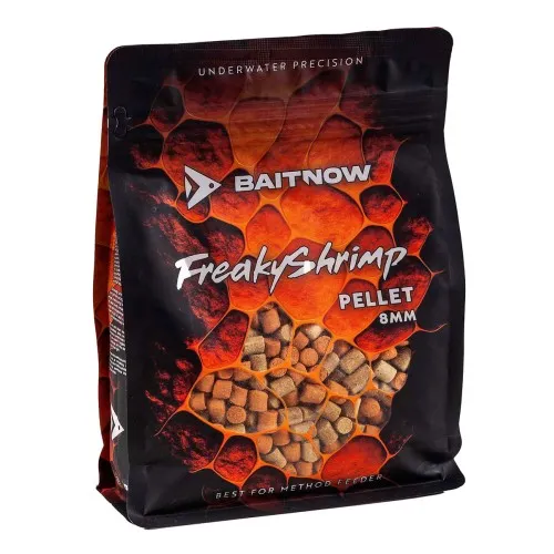 Фидер пелети Mikado Freaky Shrimp 8 мм, 800 г