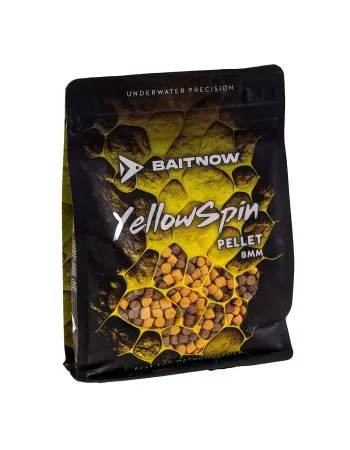 Фидер пелети Mikado Yellow Spin 8 мм, 800 г