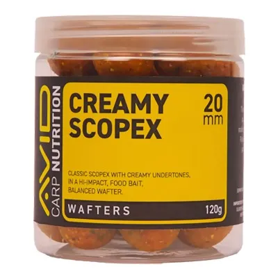 Балансирани топчета за шаран Avid Carp Wafters, 20 мм, Creamy Scopex