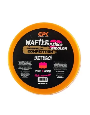 Балансирани дъмбели CPK Competition Method Wafter, Bicolor, 7 мм, 20 г, Usturoi-Чесън