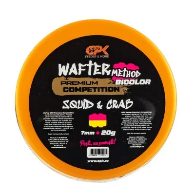 Балансирани дъмбели CPK Competition Method Wafter, Bicolor, 7 мм, 20 г, Squid & Crab