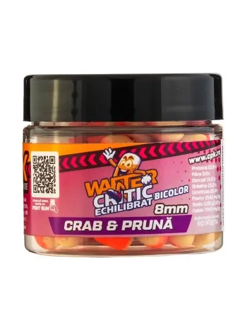 Балансирани двуцветни дъмбели CPK Wafter Critic, Bicolor, 8 мм, Crab & Plum