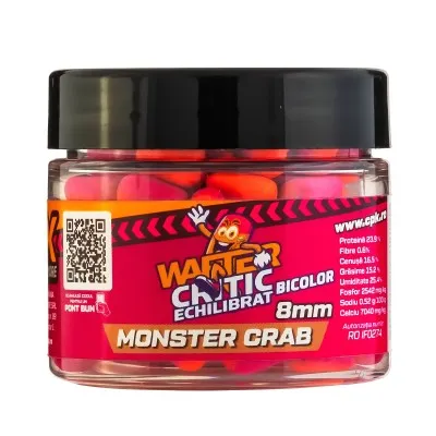 Балансирани двуцветни дъмбели CPK Wafter Critic, Bicolor, 8 мм, Monster Crab