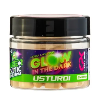 Балансирани дъмбели CPK Wafter Critic Glow in the Dark, 8x10 мм, Garlic