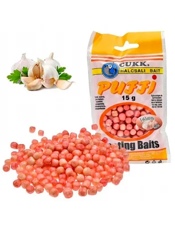Пуканки за риболов Cukk Puffi, 15 г, Чесън