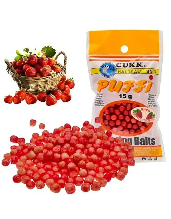 Пуканки за риболов Cukk Puffi, 15 г, Ягода