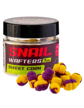 Вафтери за метод фидер Madix Snail Wafters 7 мм, Sweet Corn Вафтери за метод фидер Madix Snail Wafters 7 мм, Sweet Corn