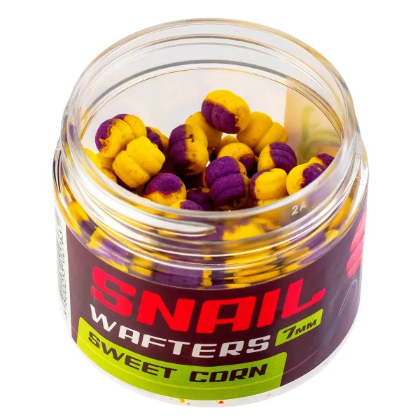 Вафтери за метод фидер Madix Snail Wafters 7 мм, Sweet Corn — снимка 2