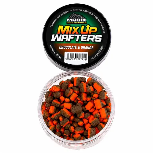 Балансирани дъмбели Madix Mix Up Wafters, 5-8-10 мм, Chocolate & Orange