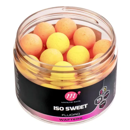 Балансирани топчета Mainline Fluoro Wafters, 15 мм, Iso Sweet