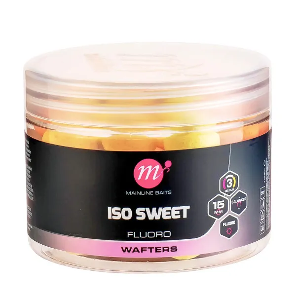 Балансирани топчета Mainline Fluoro Wafters, 15 мм, Iso Sweet — снимка 2