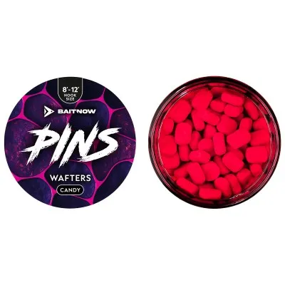 Балансирани дъмбели Mikado Baitnow Pins Wafters, 8х12мм, Candy