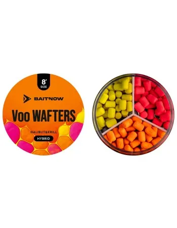 Балансирани дъмбели Mikado Baitnow Voo Wafters Hybrid, 8мм, Halibut & Krill