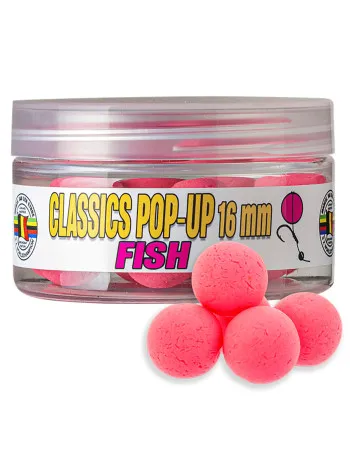 Плаващи топчета за шаран VDE Classics Pop-Up, 16 мм, Fish