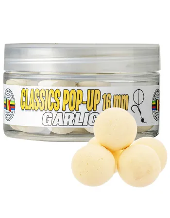 Плаващи топчета за шаран VDE Classics Pop-Up, 16 мм, Garlic