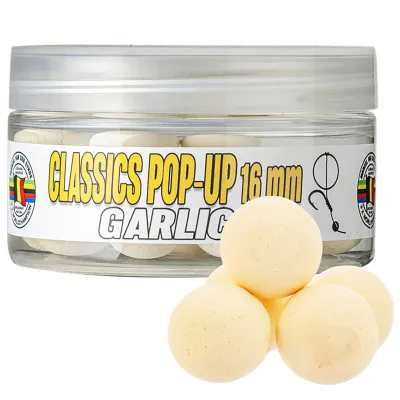 Плаващи топчета за шаран VDE Classics Pop-Up, 16 мм, Garlic