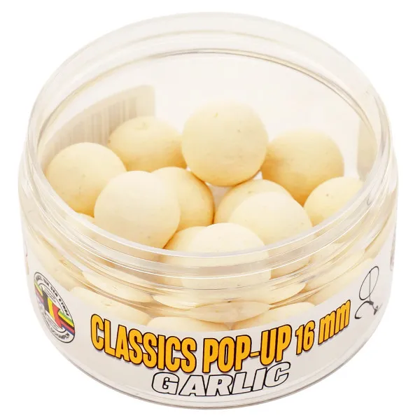 Плаващи топчета за шаран VDE Classics Pop-Up, 16 мм, Garlic — снимка 2