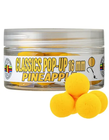 Плаващи топчета за шаран VDE Classics Pop-Up, 16 мм, Pineapple