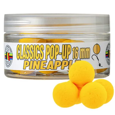 Плаващи топчета за шаран VDE Classics Pop-Up, 16 мм, Pineapple