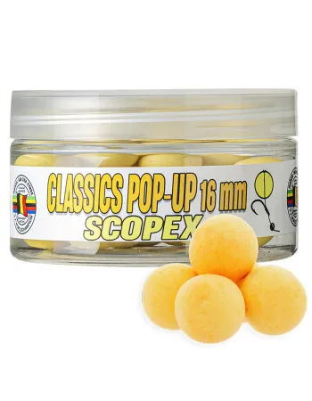 Плаващи топчета за шаран VDE Classics Pop-Up, 16 мм, Scopex