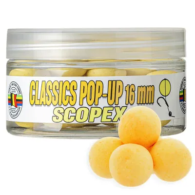 Плаващи топчета за шаран VDE Classics Pop-Up, 16 мм, Scopex