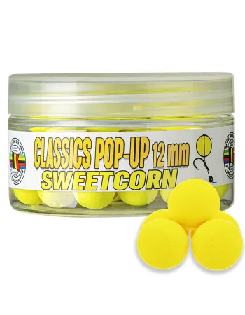 Плаващи топчета за шаран VDE Classics Pop-Up, 16 мм, Sweetcorn