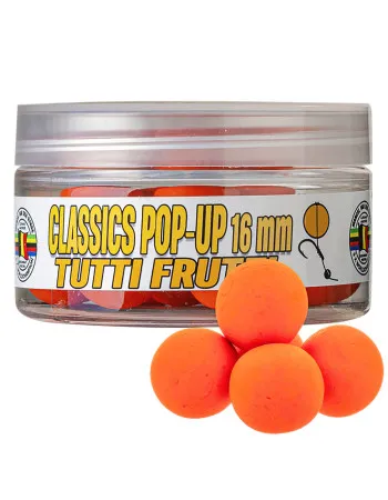 Плаващи топчета за шаран VDE Classics Pop-Up, 16 мм, Tutti Frutti