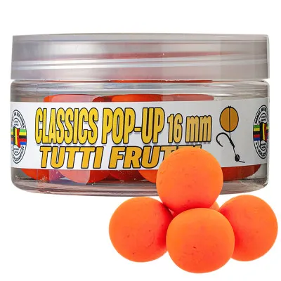 Плаващи топчета за шаран VDE Classics Pop-Up, 16 мм, Tutti Frutti