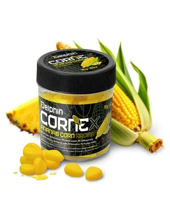 Царевица за стръв Delphin CorneX Pop Up, Царевица - Ананас