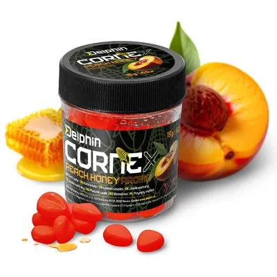 Царевица за стръв Delphin CorneX Pop Up, Праскова - Мед