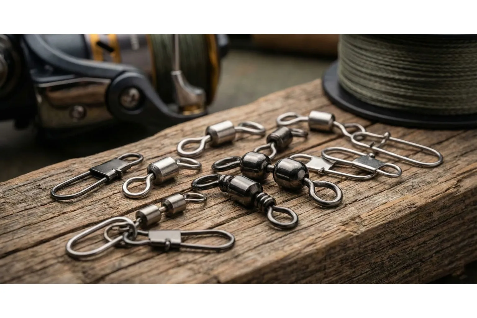 Видове карабинки и вирбели за риболов