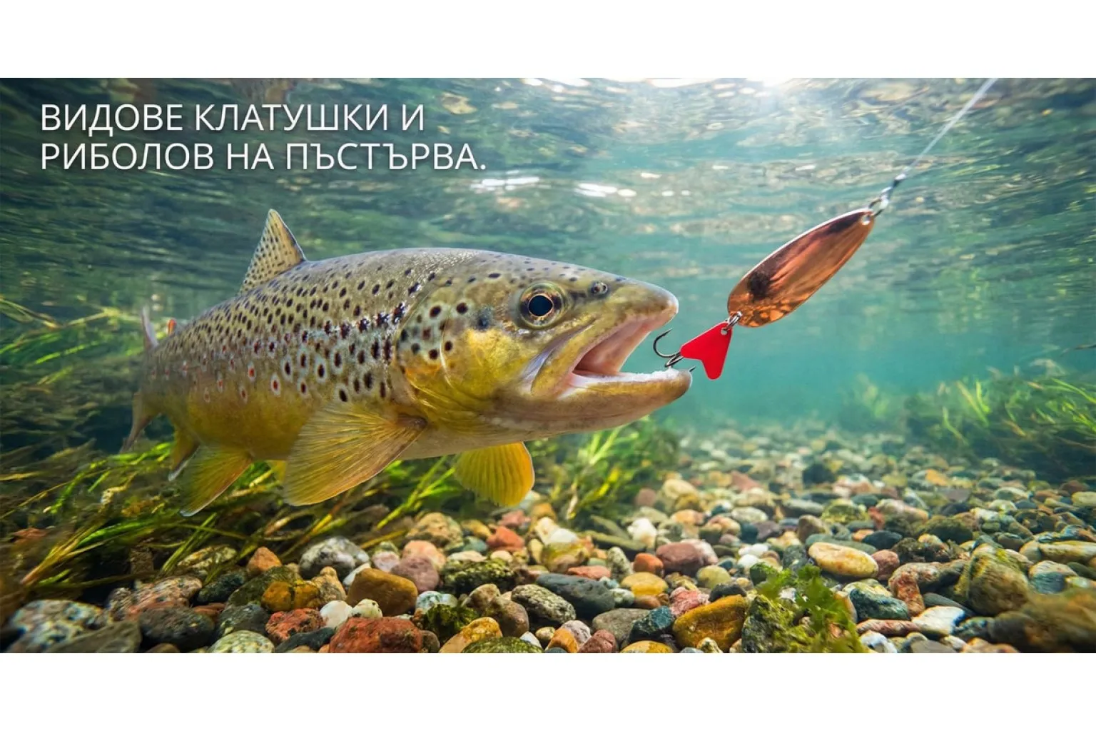 Видове клатушки и как влияят на риболова на пъстърва