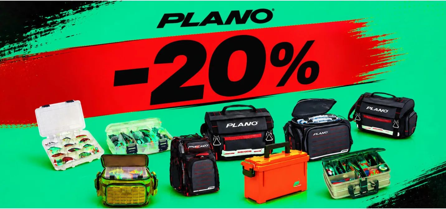 20% Намаление на PLANO в риболовен магазин НАСЛУКА