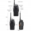 Комплект 2 броя радиостанции Baofeng 888S
